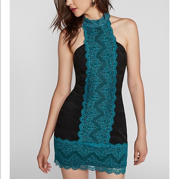 NWT FREE PEOPLE Natasha Lace Bodycon Dress - Picture 1 of 7